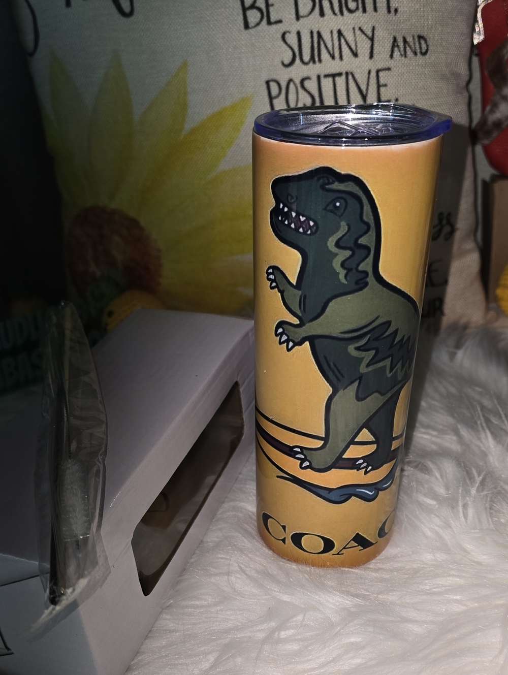 Cute Travel Tumbler Off BRAND NWT - Picture 3 of 11